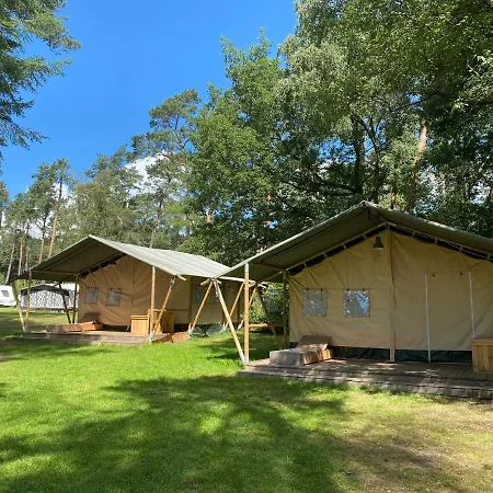 Glamping Safaritent Op Camping De Rimboe Luxe tent *